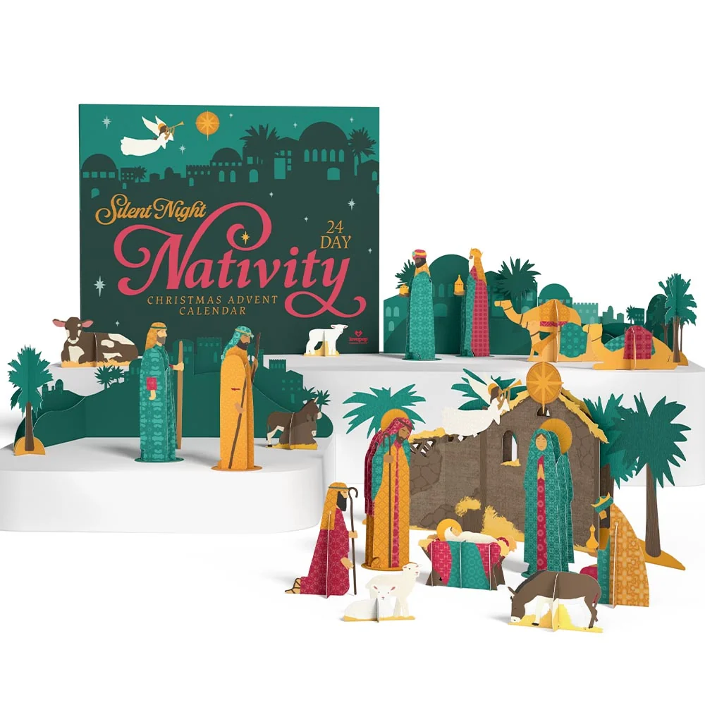 Lovepop Silent Night 24 Day Nativity Christmas Advent Calendar - Image 3