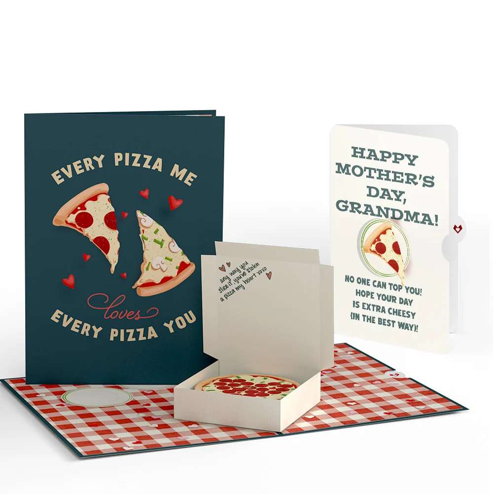 Lovepop Pizza Love Mother's Day Pop-Up Card and Sentiment Set for Grandma