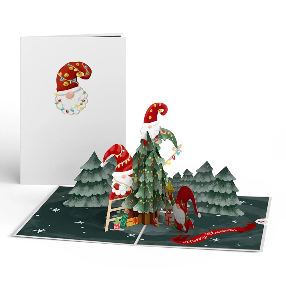 Lovepop Christmas Gnomes Pop-Up Card