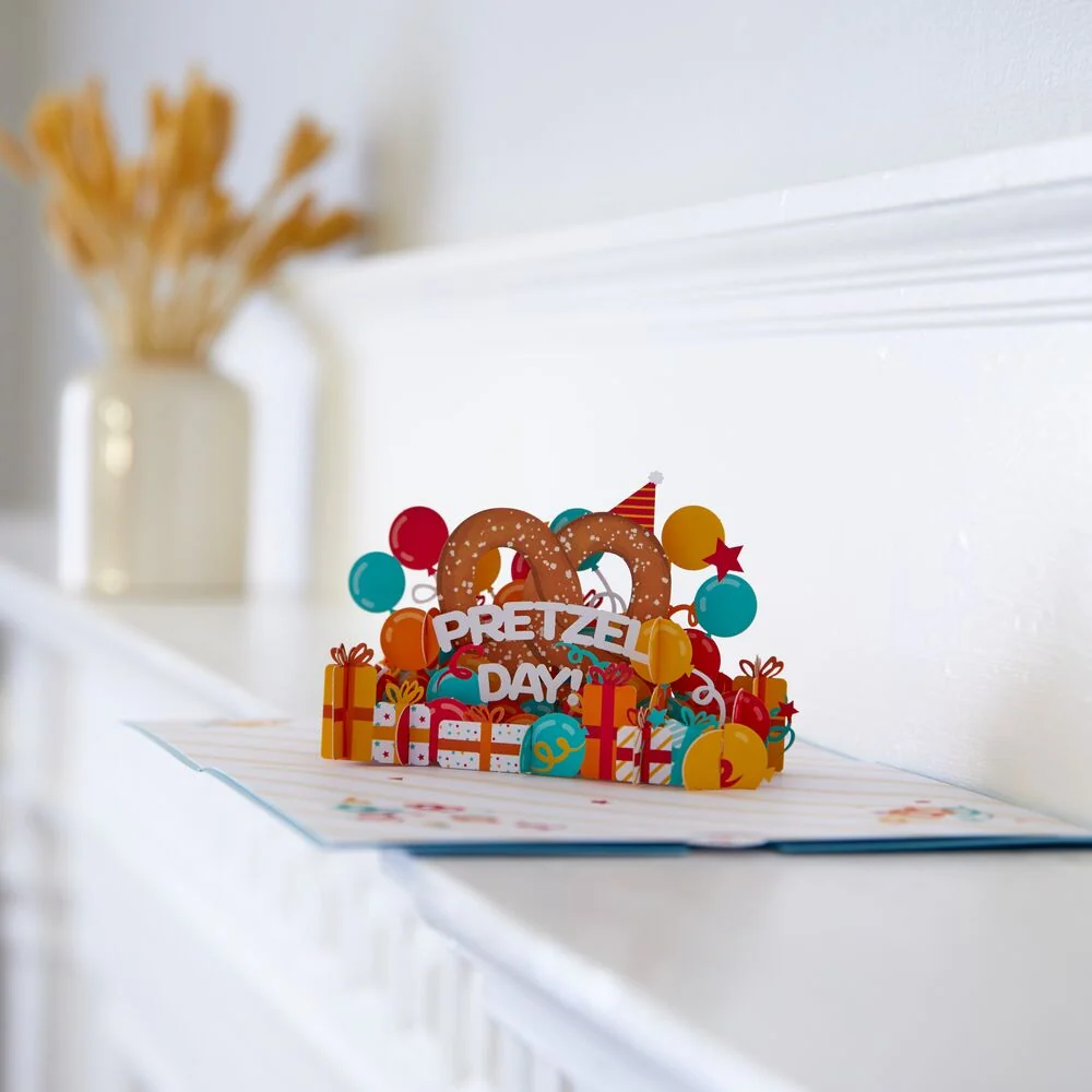 Lovepop The Office Pretzel Day Birthday Pop-Up Card - Image 7