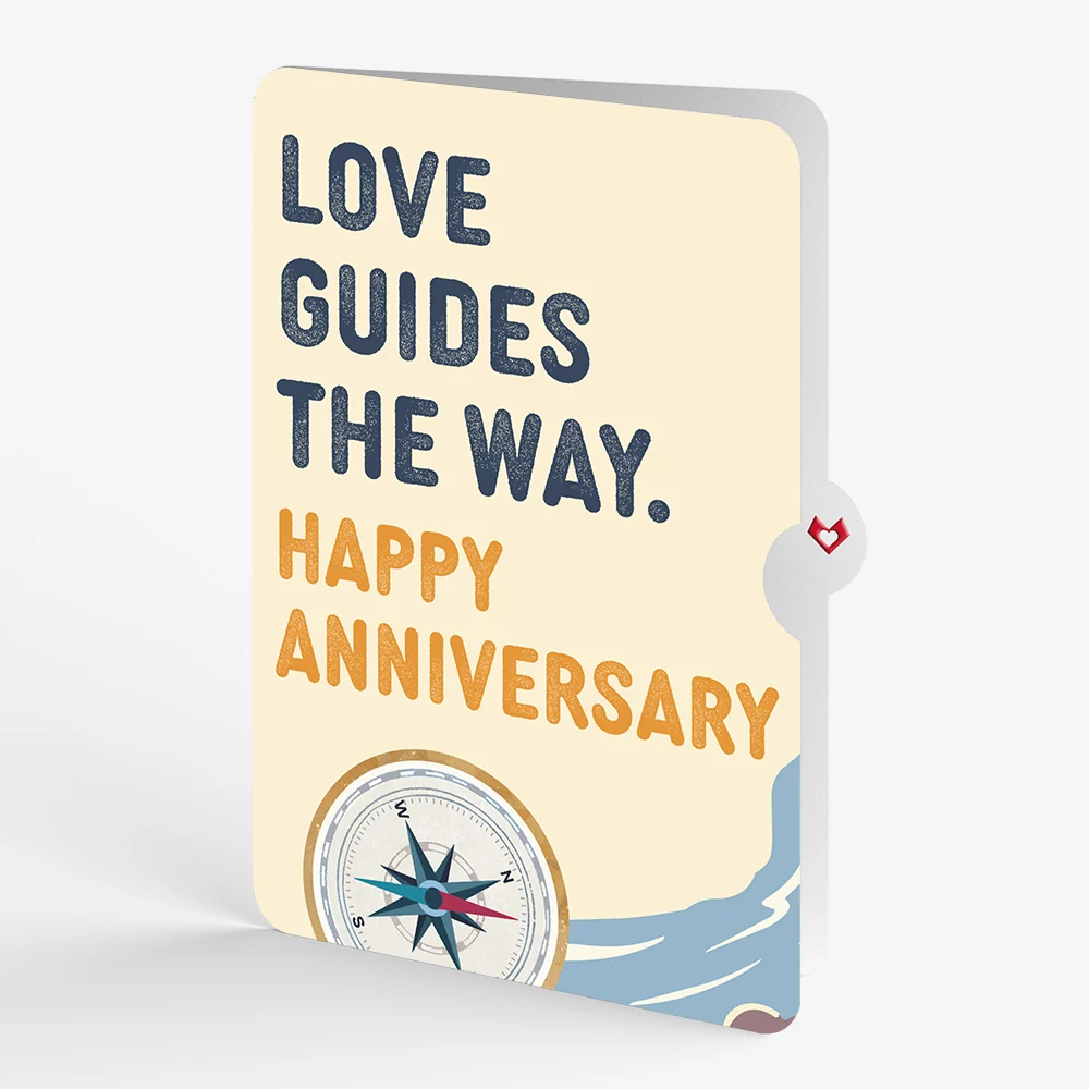 Lovepop Classic Compass Anniversary Pop-Up Card and Sentiment Set - Image 4