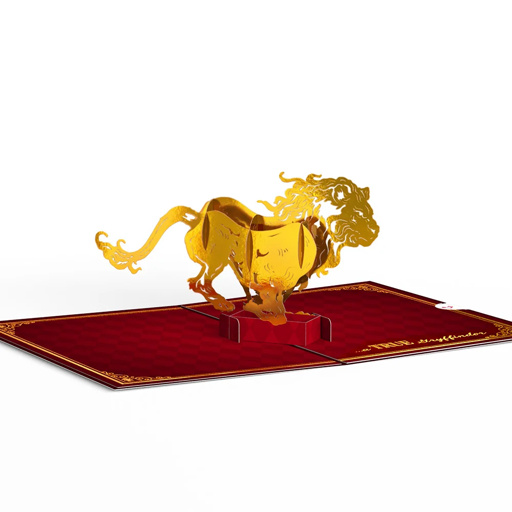Lovepop Harry Potter Gryffindor House Pride Pop-Up Card - Image 4