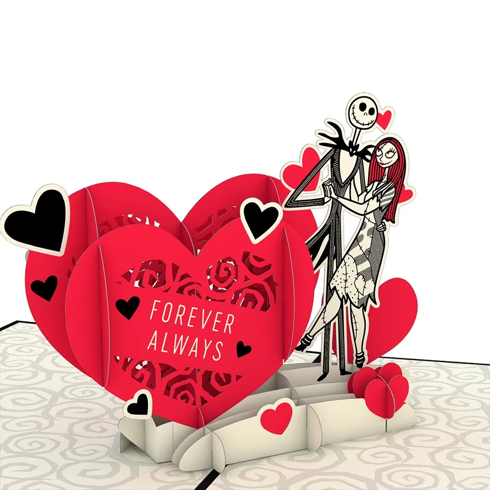 Lovepop Disney Tim Burton's The Nightmare Before Christmas Love You to Death Pop-Up Card - Image 2