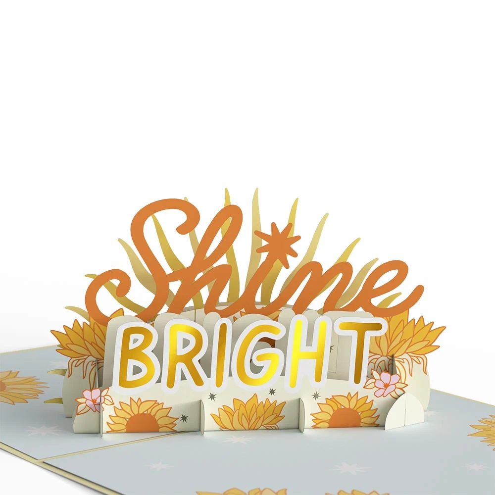Lovepop Shine Bright Pop-Up Card - Image 2