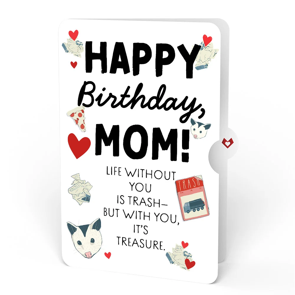 Lovepop Life Without You Is Trash Possums Birthday Pop-Up Card and Sentiment Set for Mom - Image 4