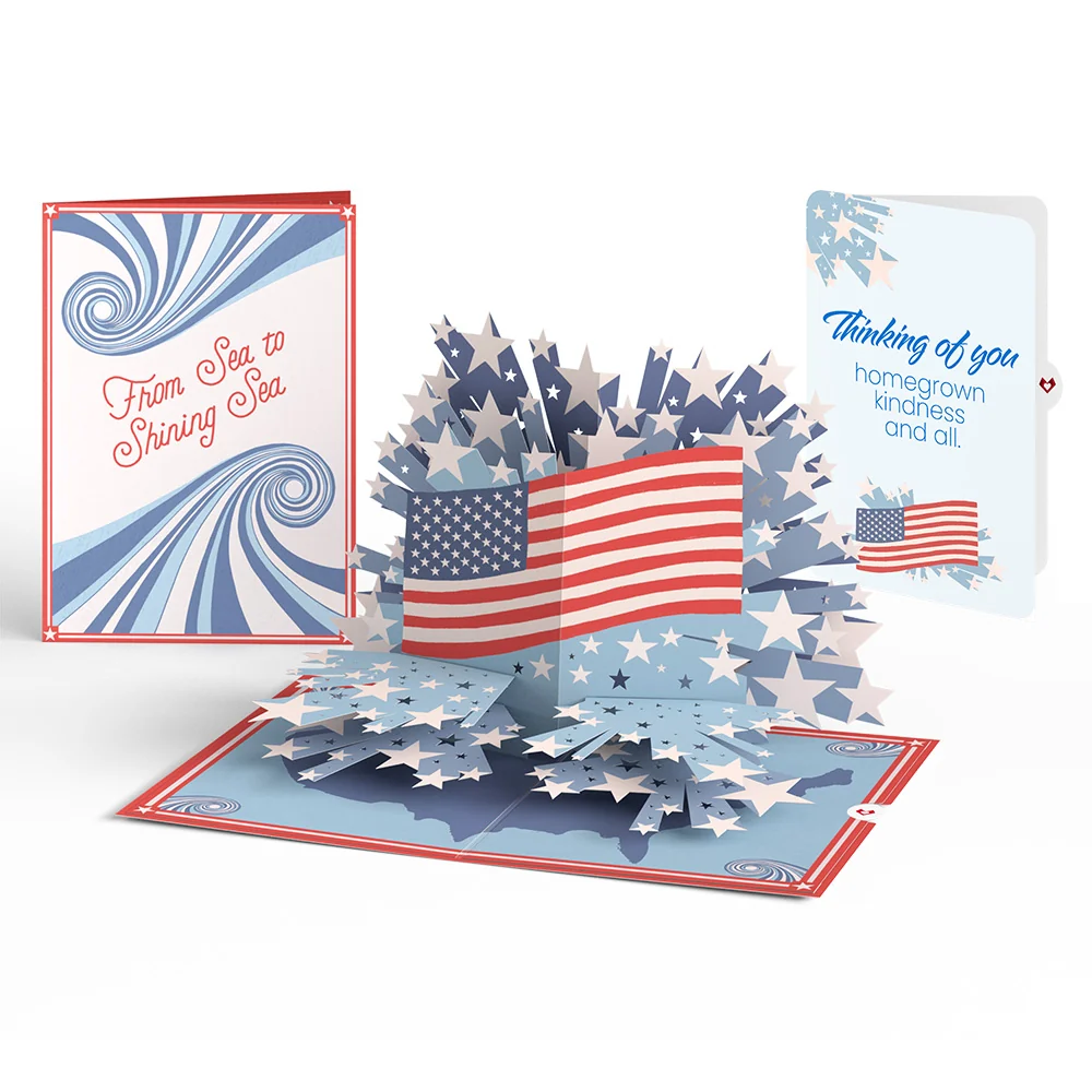 Lovepop From Sea to Shining Sea Thinking of You Pop-Up Card and Sentiment Set