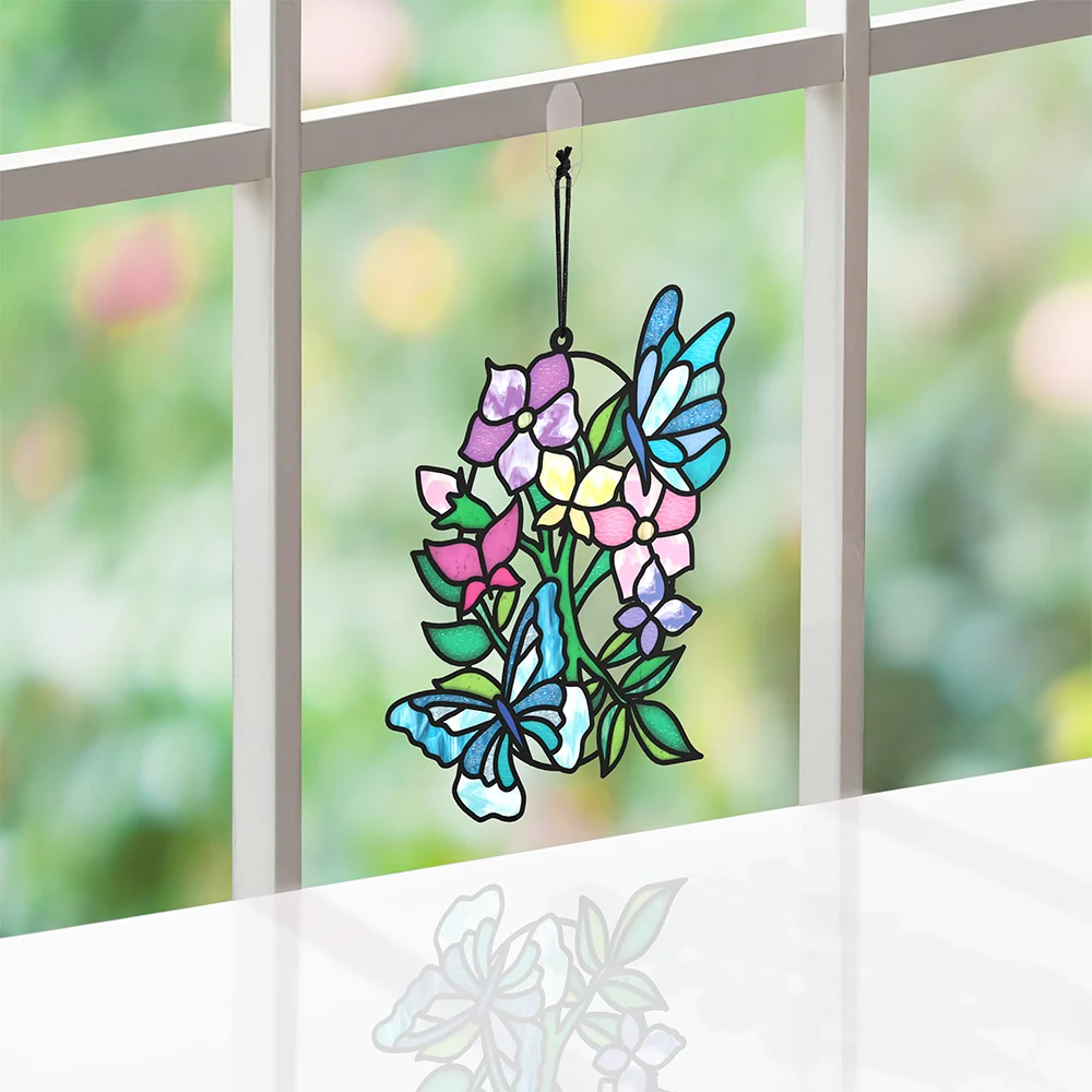 Lovepop Joy Takes Flight Butterfly Suncatcher Card & Bouquet Bundle - Image 3