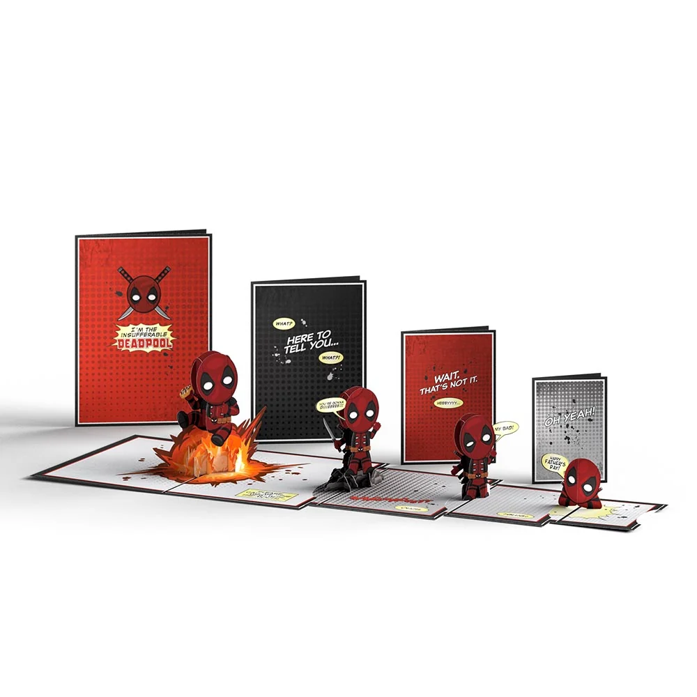Lovepop Marvel Deadpool Father's Day 4-in-1 Nesting Card
