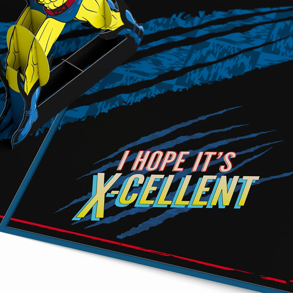 Lovepop Marvel X-Men Wolverine X-Cellent Father's Day Pop-Up Card Mask - Image 3