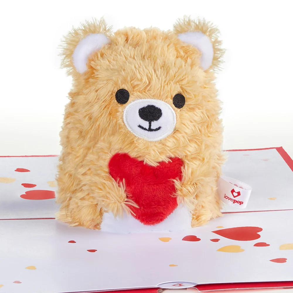 Lovepop You're The Beary Best Valentine Plushpop Card and Sentiment Set for Daughter - Image 3