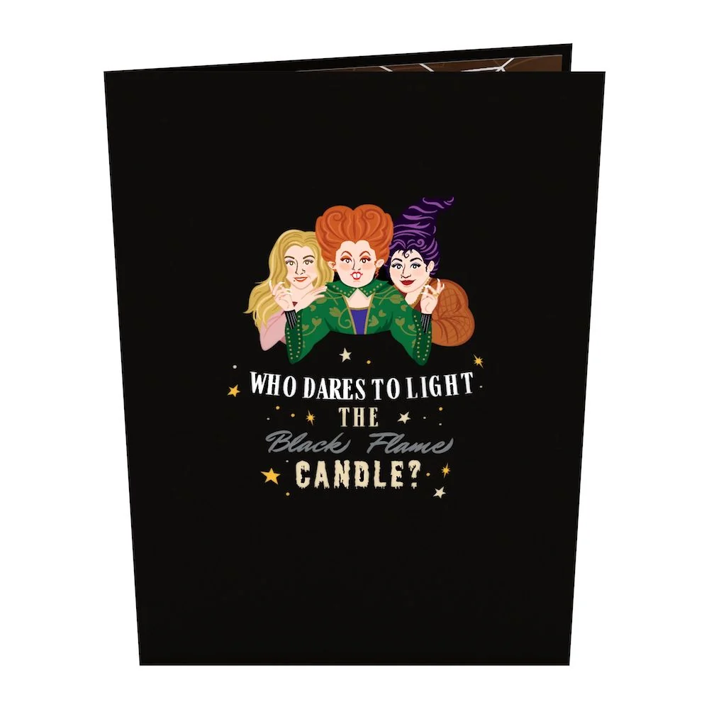 Lovepop Disney Hocus Pocus Black Flame Candle Pop-Up Card - Image 8