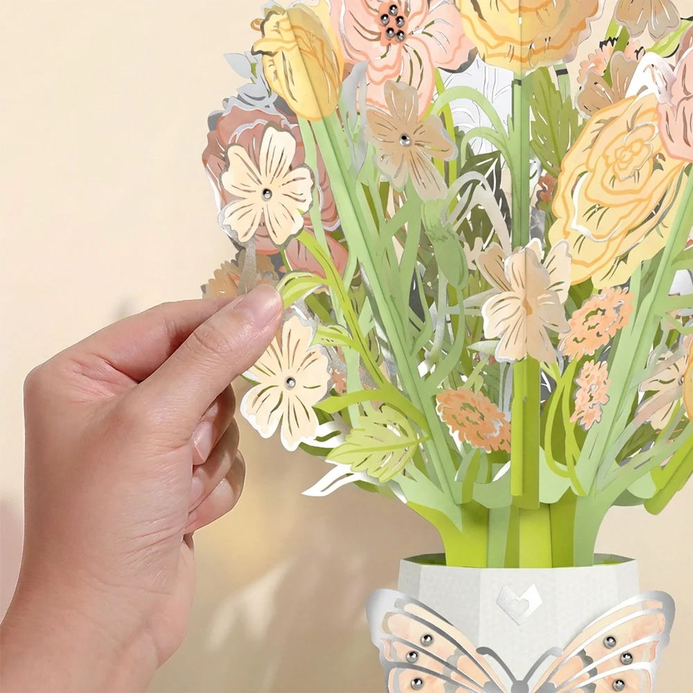 Lovepop At Least You Don't Have Ugly Children Mother's Day Pop-Up Card & Luxe Bouquet Bundle - Image 5