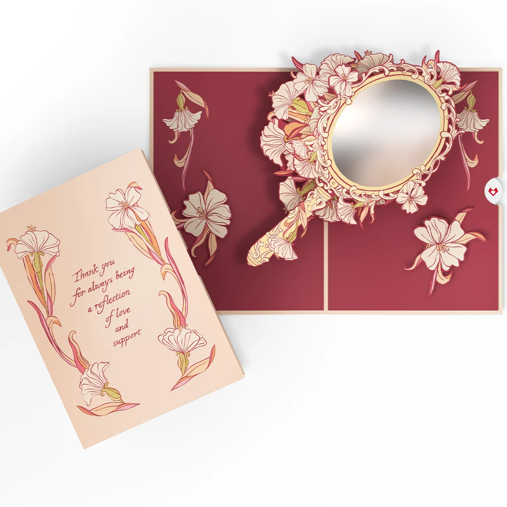 Lovepop Reflection of Love and Support Mirror Pop-Up Card
