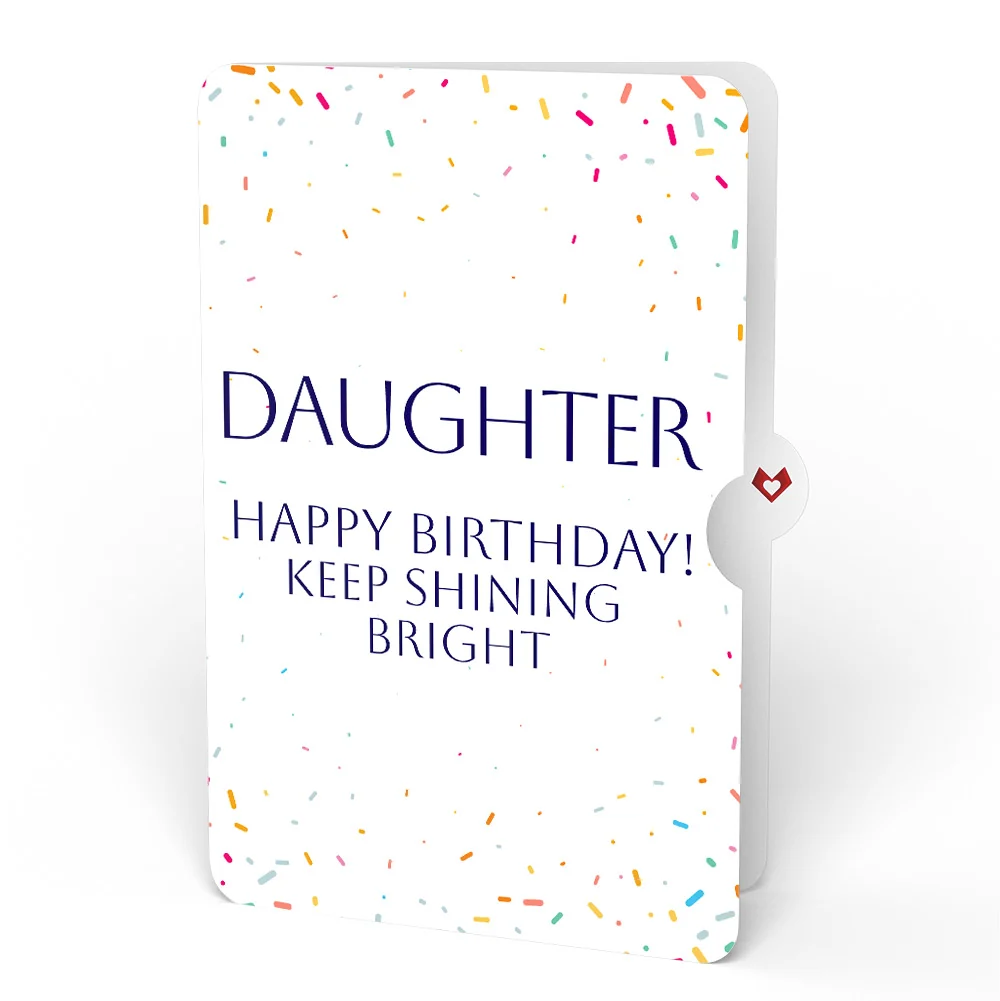 Lovepop Wishing You a Happy Birthday Music and Lights Pop-Up Card and Sentiment Set for Daughter Candle - Image 4