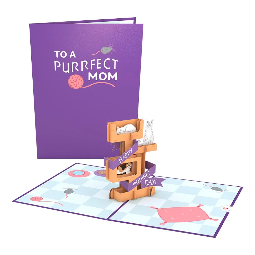 Lovepop Purrfect Mom Mother's Day Cat Pop-Up Card