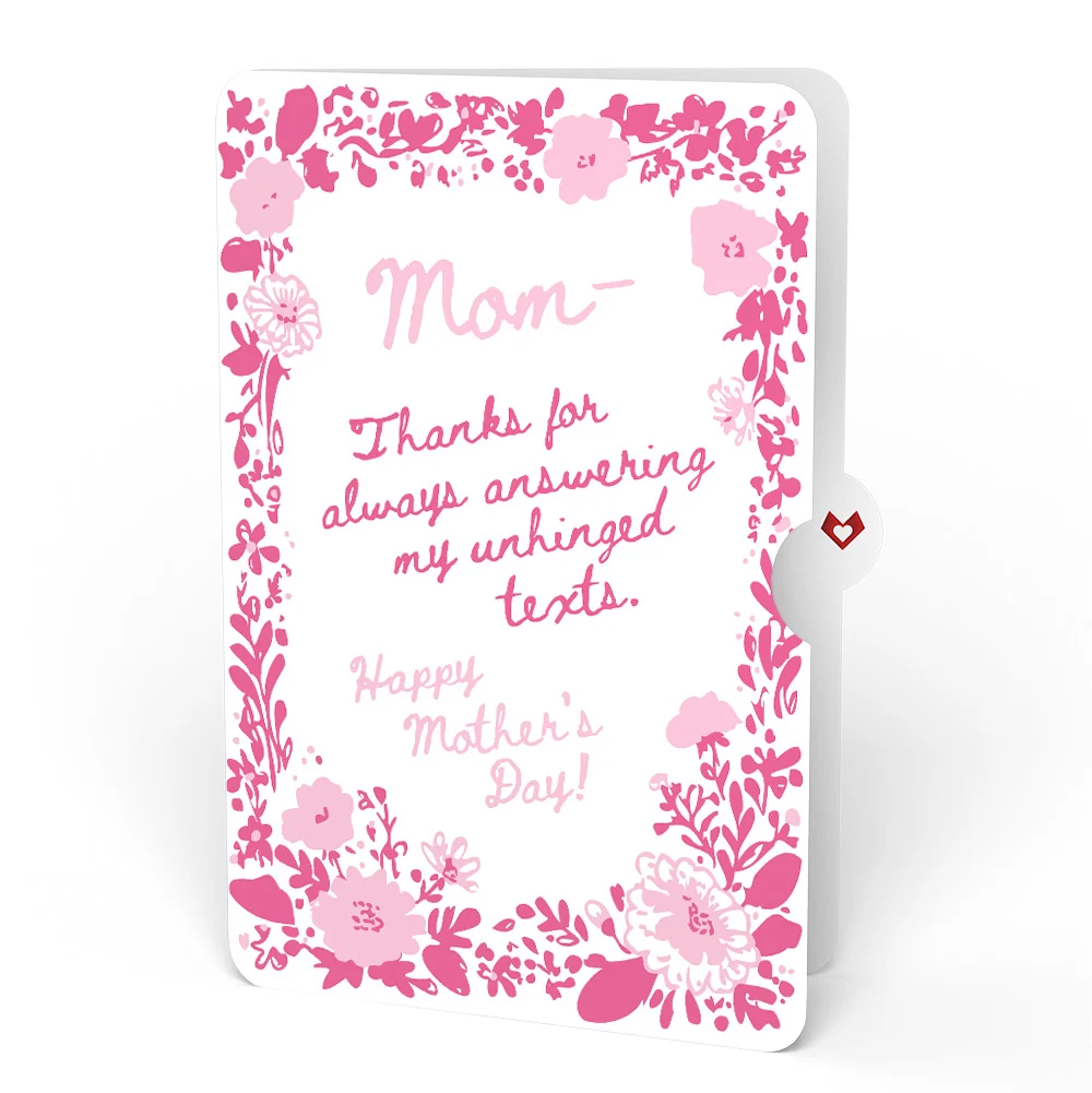 Lovepop Cherry Blossom Mother’s Day Pop-Up Card and Blushing Garden Frame Sentiment Set for Mom Cream - Image 4