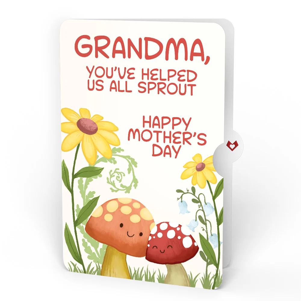 Lovepop 'Love You So Mush' Mother’s Day Plushpop Card and Sentiment Set for Grandmother Cream - Image 4