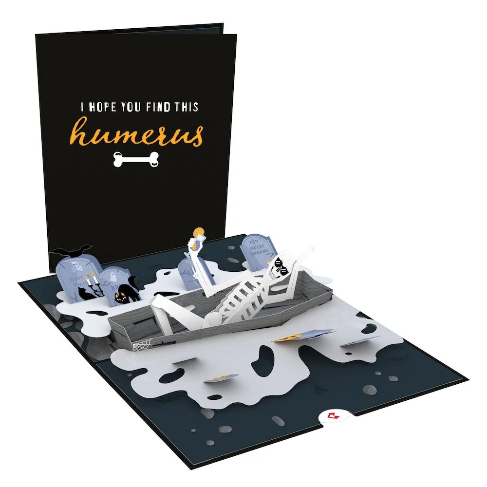Lovepop Hope You Find This “Humerus" Classic Pop-Up Card Glass
