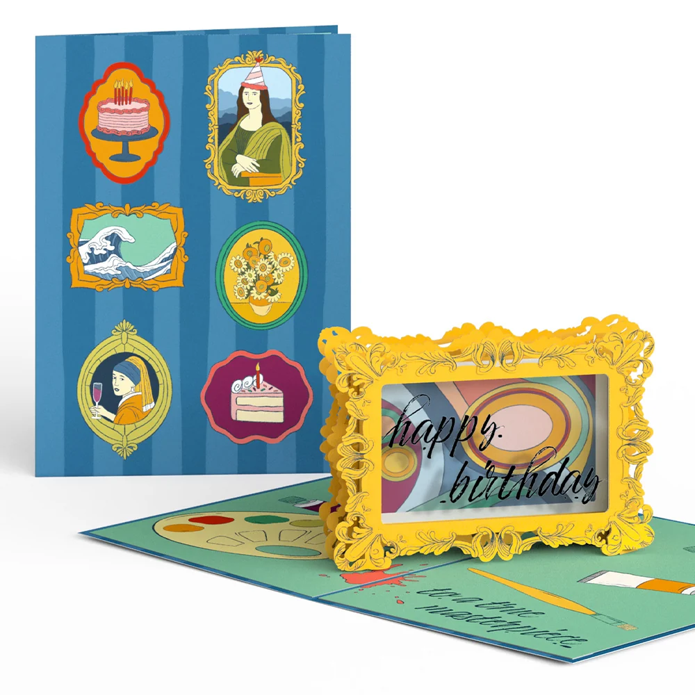 Lovepop Happy Birthday to a True Masterpiece Pop-Up Card