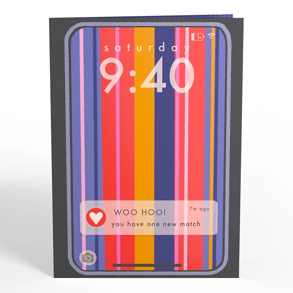 Lovepop So Glad We Swiped Right Pop-Up Card - Image 6