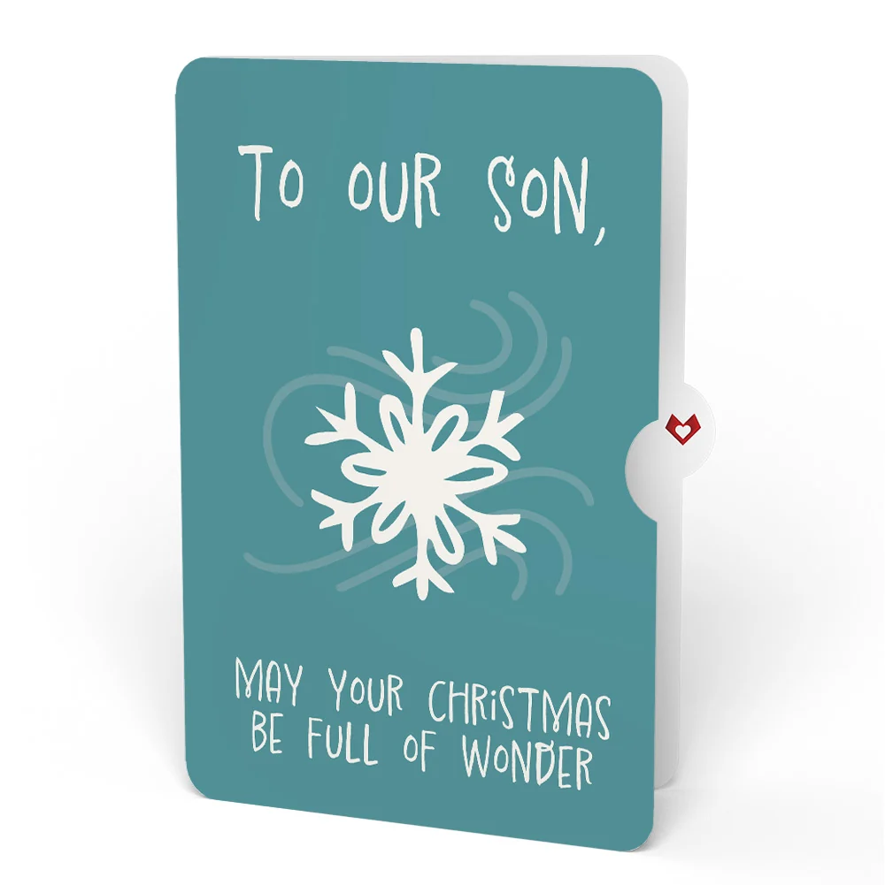 Lovepop Night Sky Santa Sleigh Christmas Pop-Up Card and Sentiment Set for Son - Image 4
