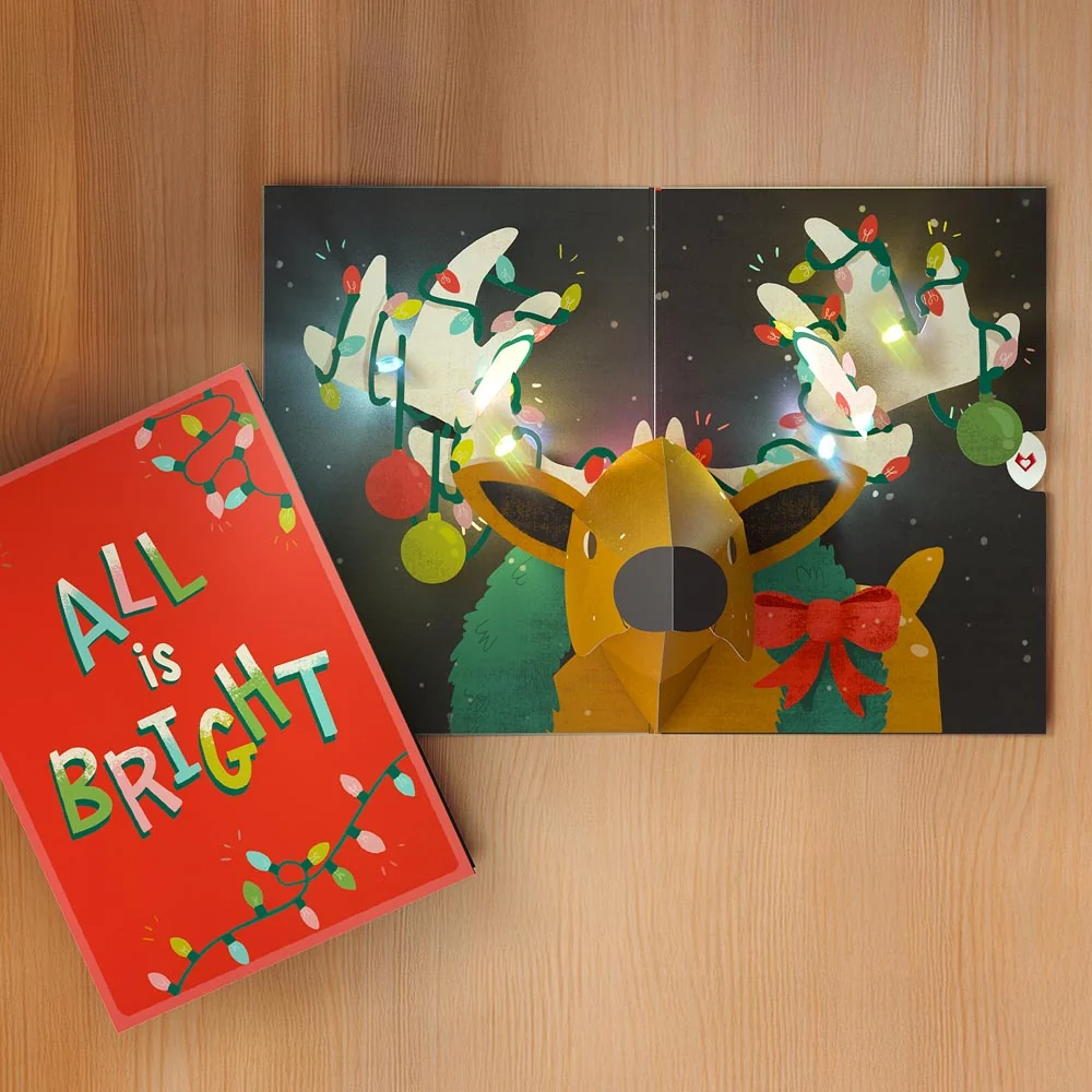 Lovepop Holiday Light-Up Card 5-Pack - Image 2