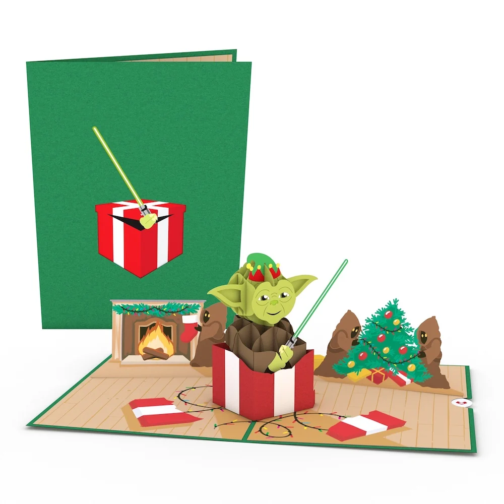 Lovepop Star Wars Yoda Present Pop-Up Card