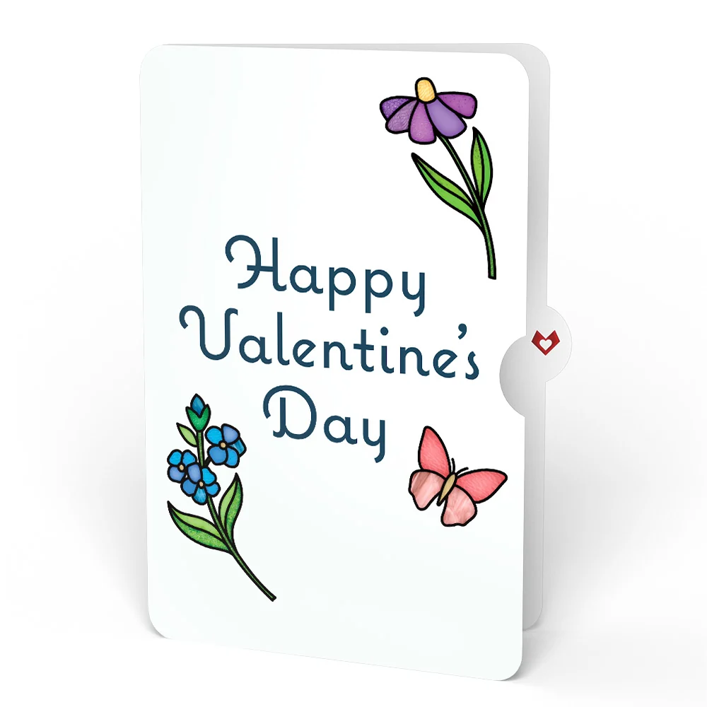 Lovepop Garden Glow Valentine Suncatcher Bouquet and Sentiment Set Glass - Image 4