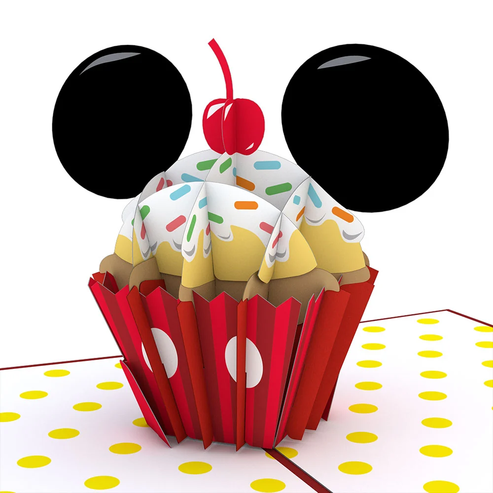 Lovepop Disney's Mickey Mouse Birthday Cupcake Pop-Up Card - Image 2
