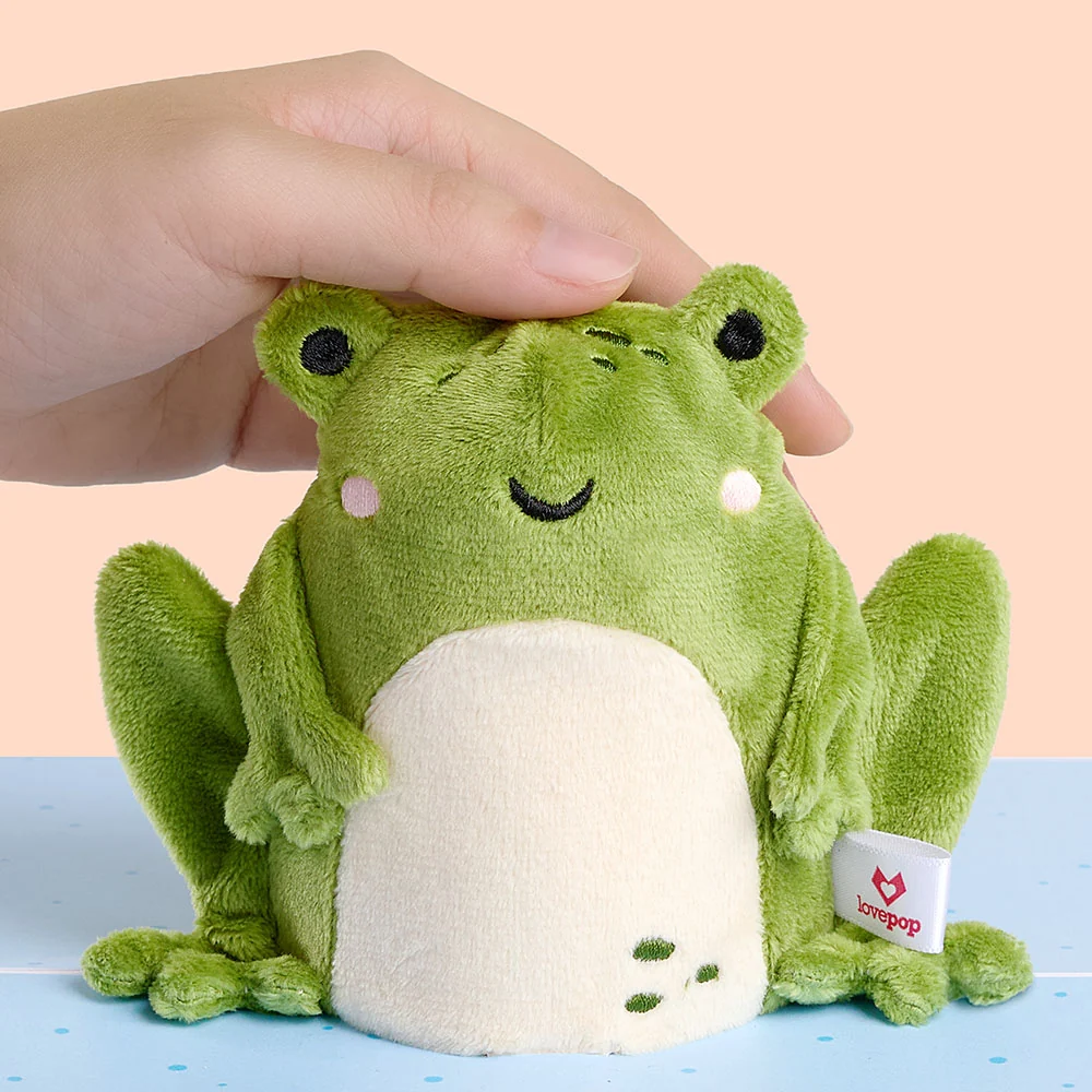 Lovepop 'Toadally Awesome' Thank You Plushpop Card and Toadally Grateful Sentiment Set - Image 3
