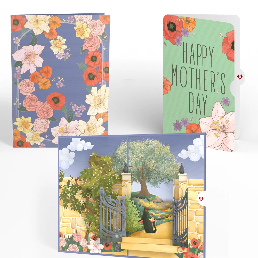 Lovepop Through the Garden Gate Mother’s Day Pop-Up Card and Sentiment Set for Mom