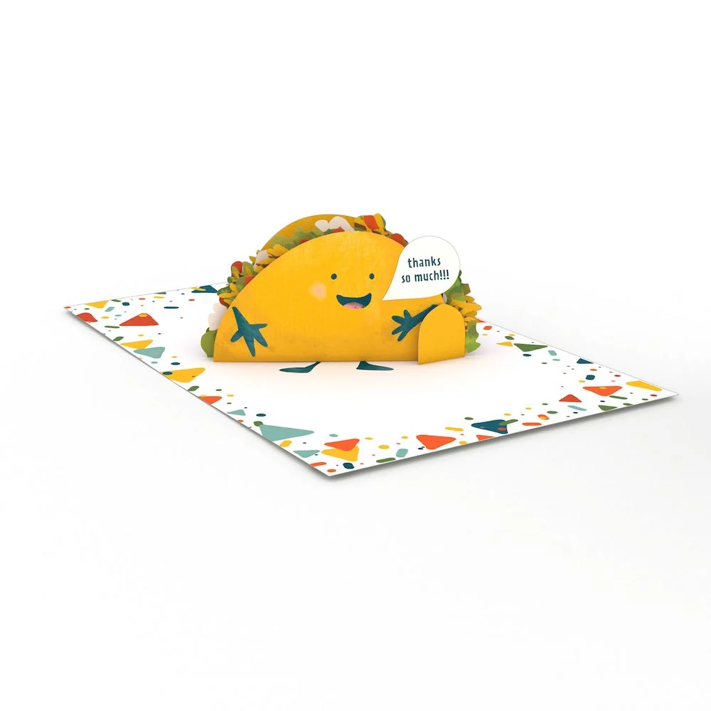 Lovepop Grateful Taco: Paperpop Card Scale - Image 3