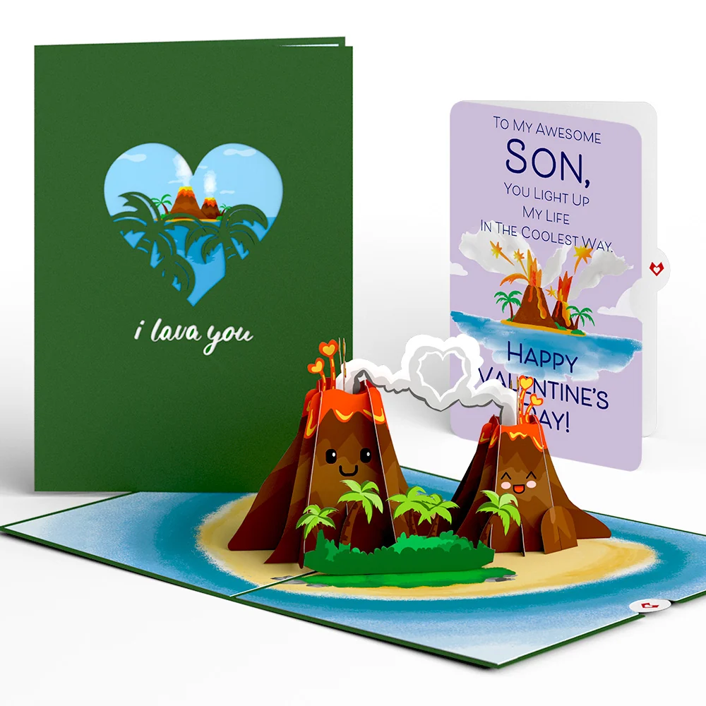 Lovepop I Lava You Valentine Pop-Up Card and Sentiment Set for Son