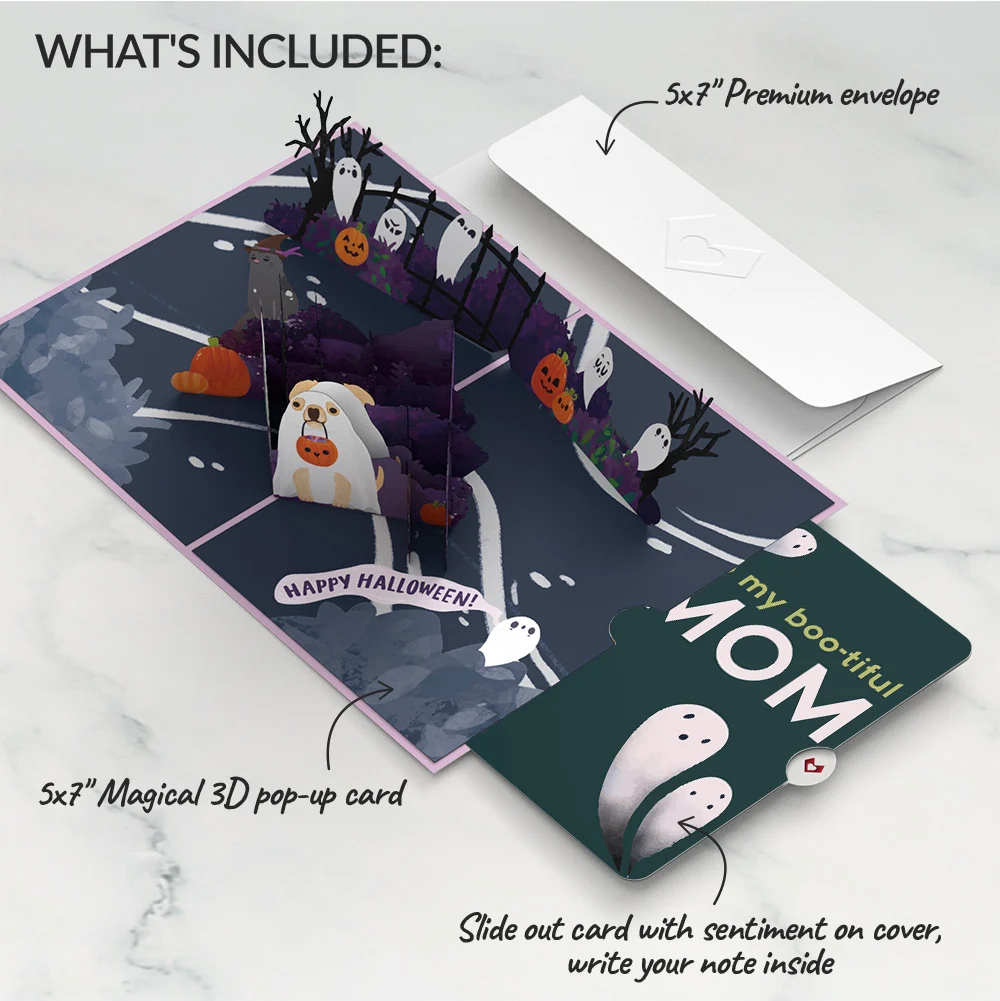 Lovepop 'Oohh, Spooky' Halloween Pop-Up Card and Sentiment Set for Mom - Image 2