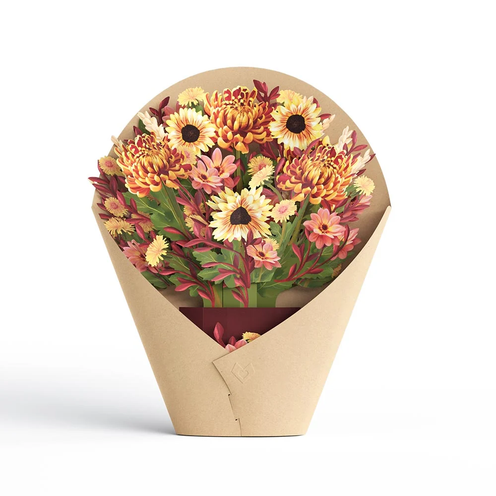 Lovepop Thanksgiving Gratitude Pop-Up Card & Bouquet Bundle - Image 4