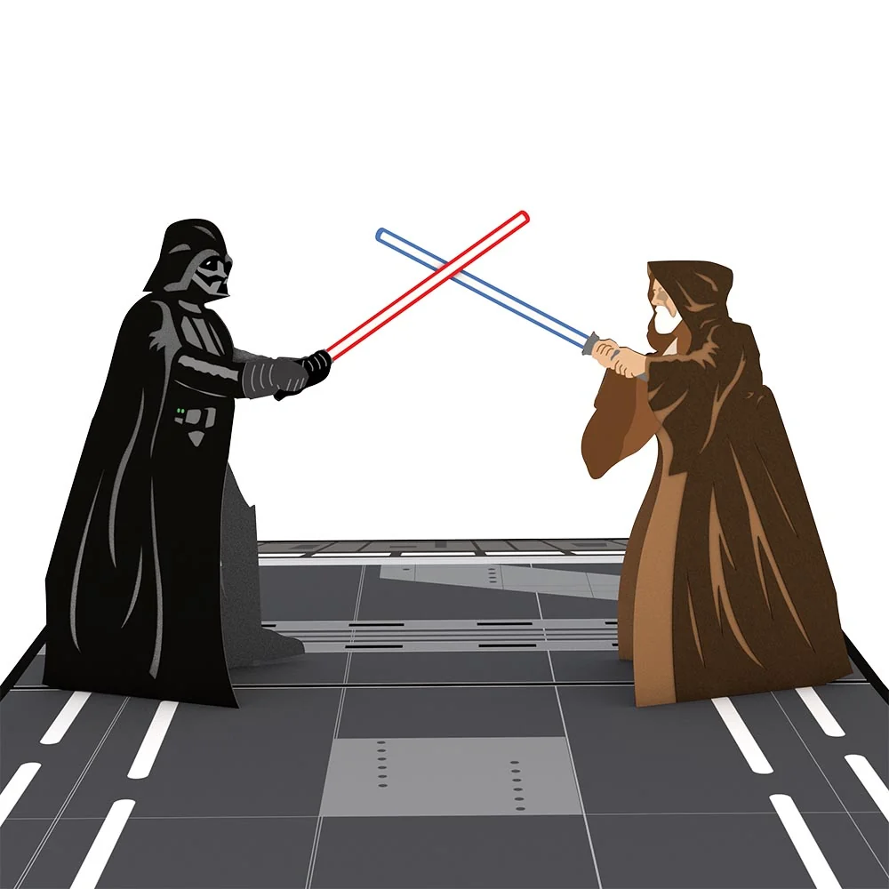 Lovepop Star Wars Obi-Wan vs. Darth Vader Pop-Up Card - Image 2