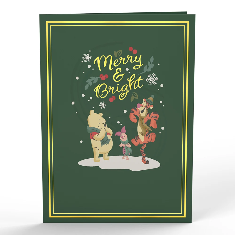 Lovepop Disney's Winnie the Pooh Merry & Bright Christmas Pop-Up Card - Image 4