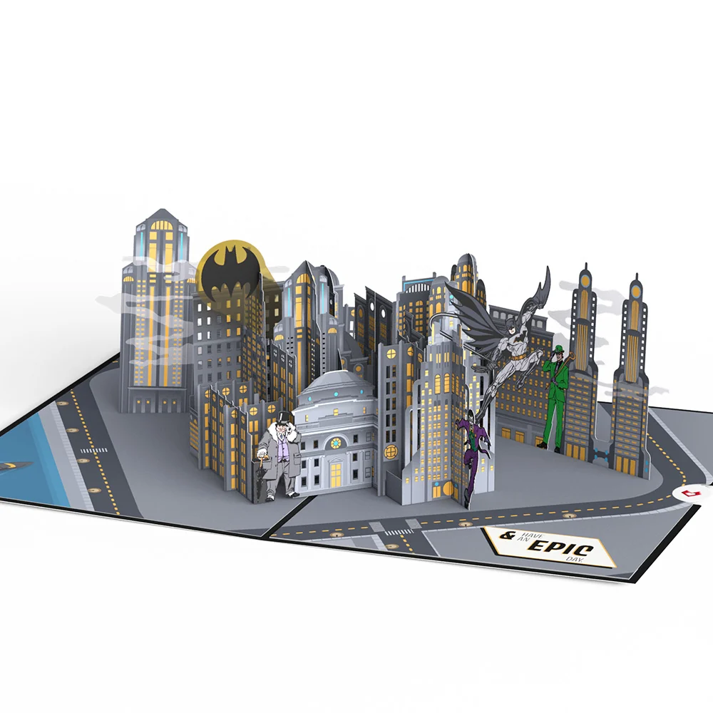 Lovepop Batman Have an Epic Day Pop-Up Card - Image 4