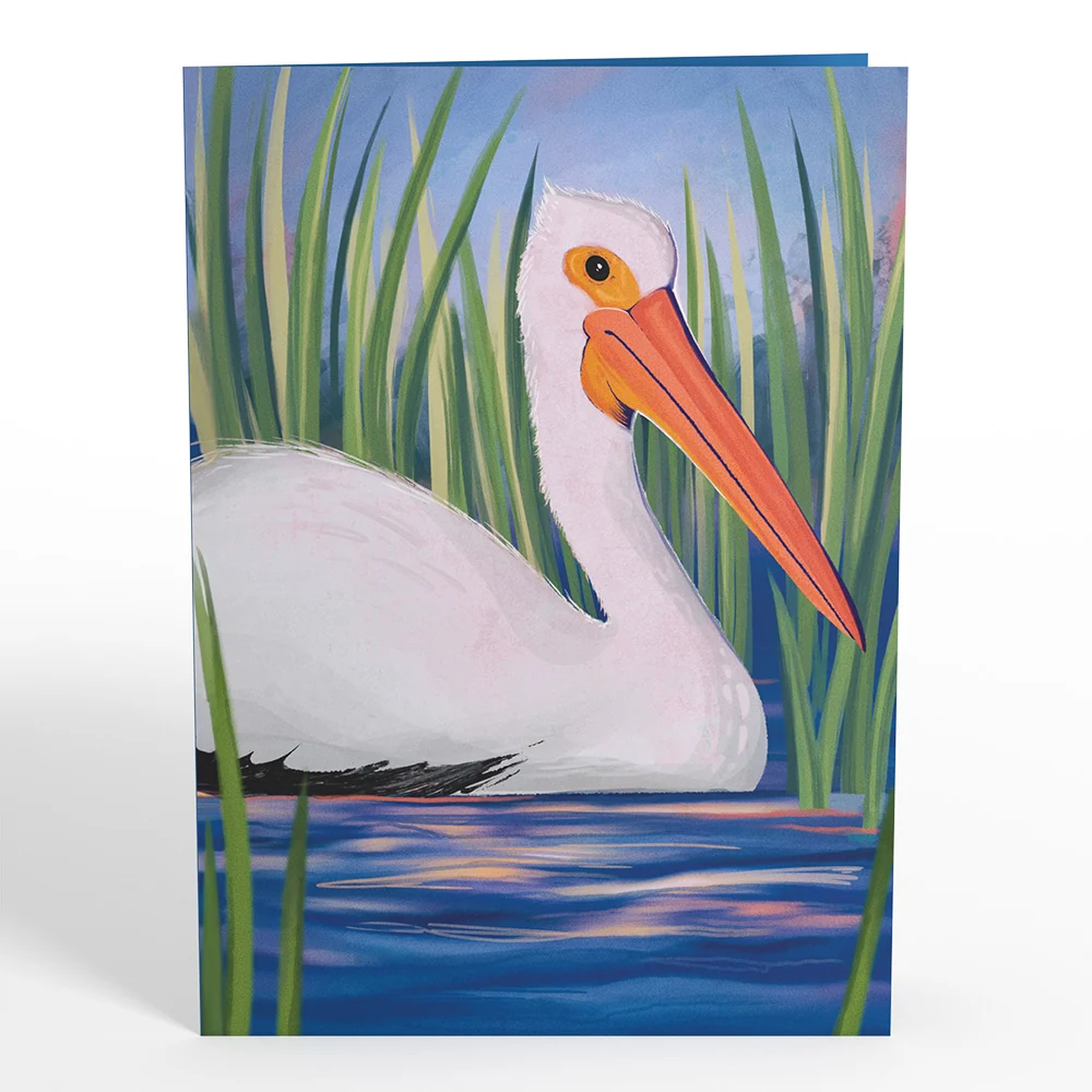 Lovepop Pelican in the Marsh Pop-Up Card - Image 4