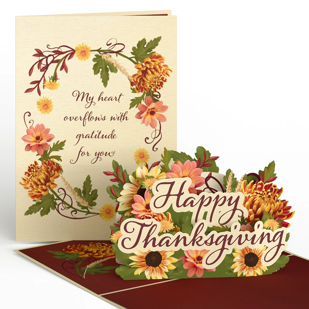 Lovepop Thanksgiving Gratitude Pop-Up Card