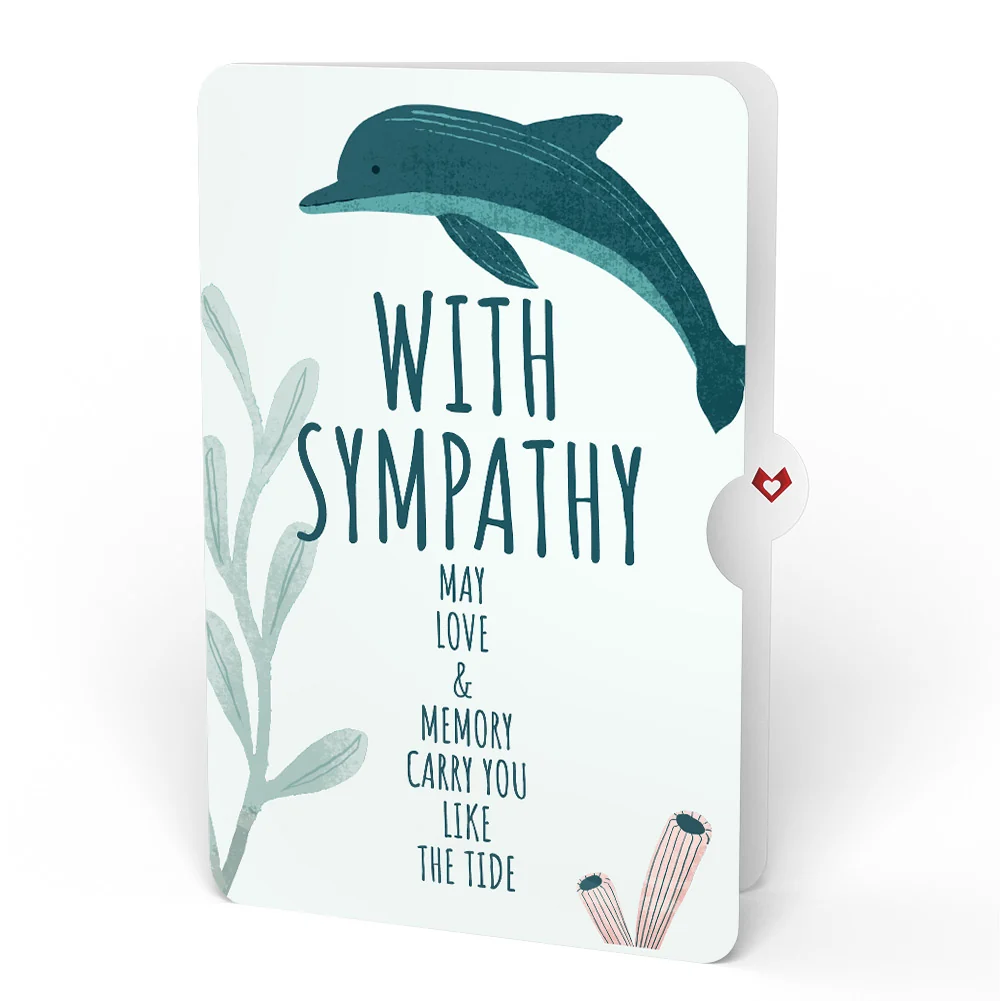 Lovepop Coral Reef Wonders Sympathy Pop-Up Card and Sentiment Set - Image 4