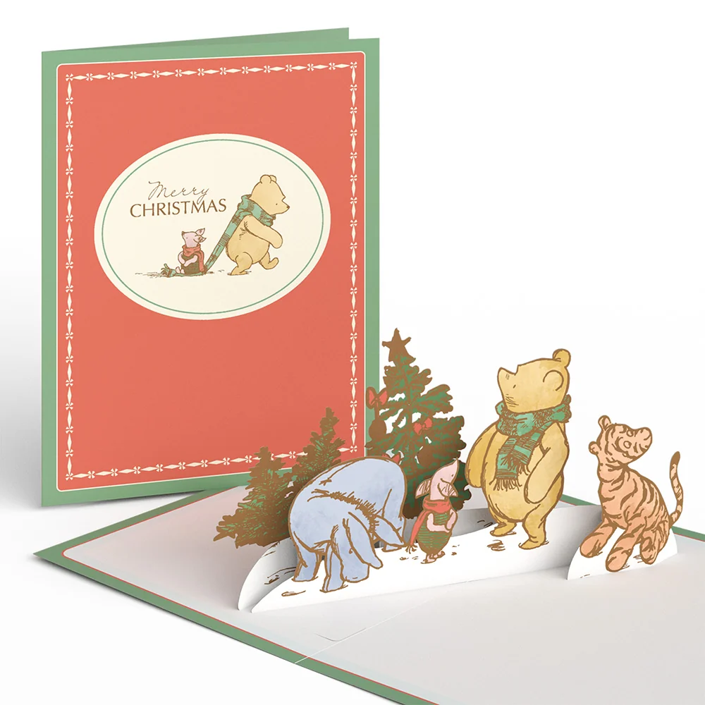 Lovepop Disney’s Winnie the Pooh Holiday Box Set (Assorted 12-Pack): Paperpop Card - Image 7