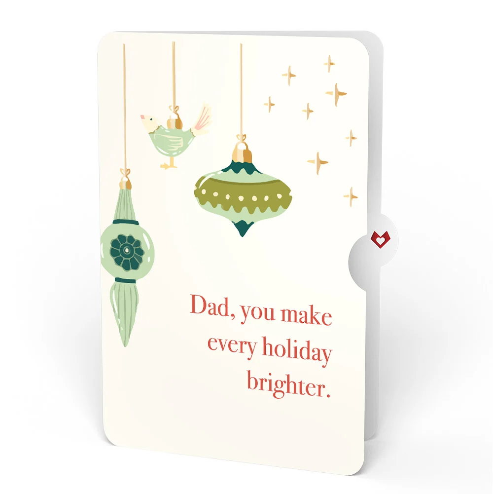 Lovepop All Is Bright Holiday Reindeer Light-Up Pop-Up Card and Sentiment Set for Dad - Image 4