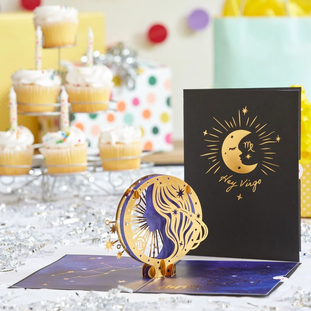 Lovepop Virgo Zodiac Birthday Pop-Up Card