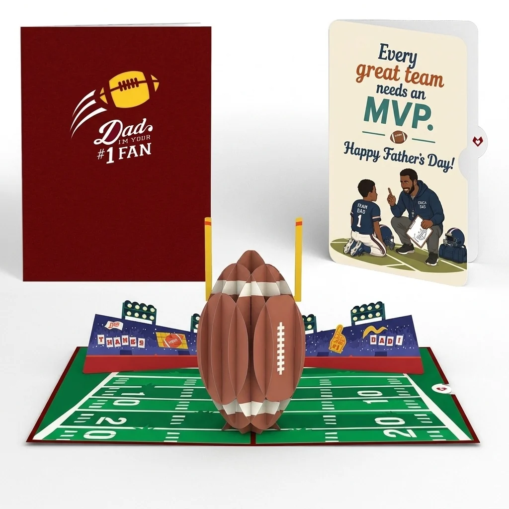 Lovepop Dad's Touchdown Father's Day Pop-Up Card and Sentiment Set