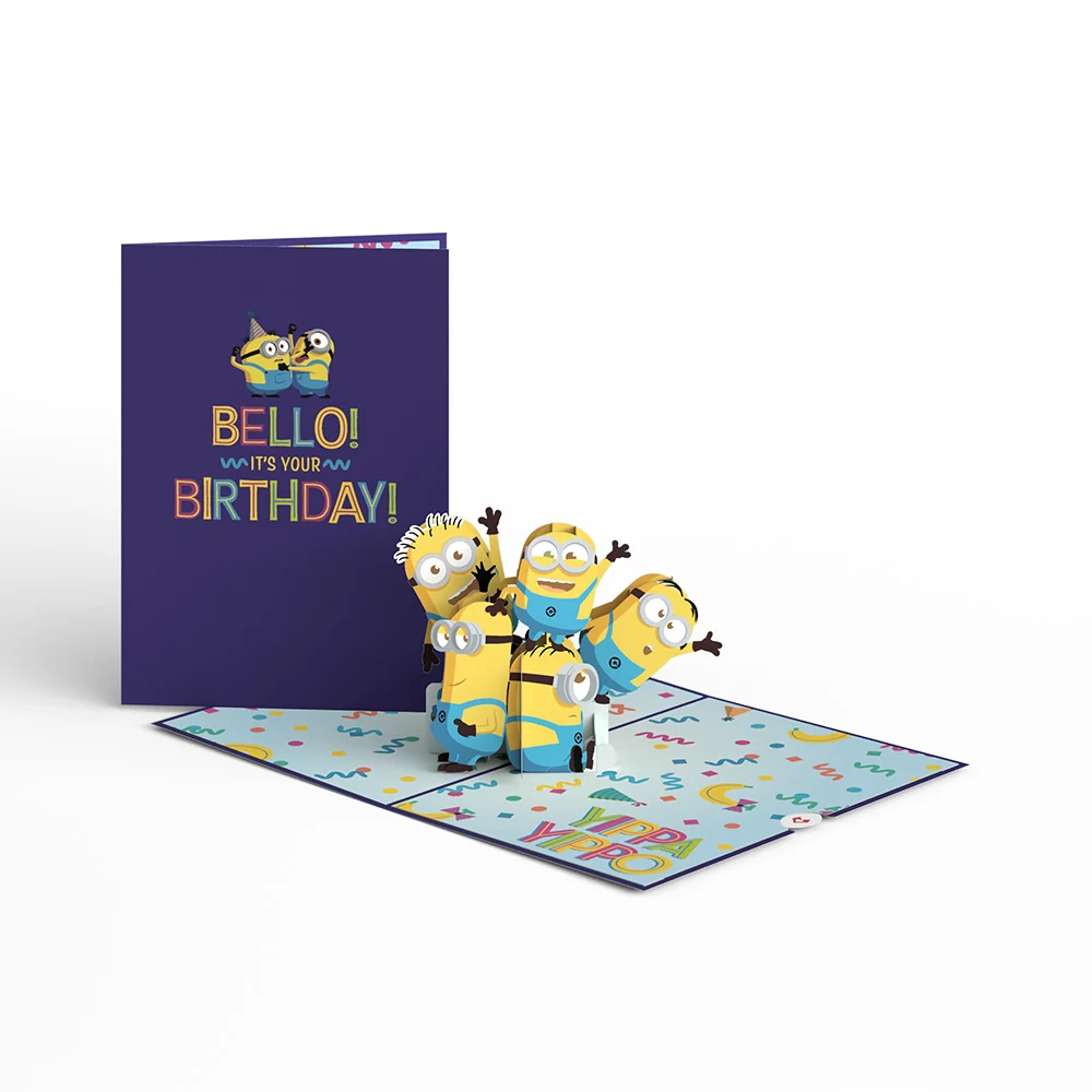 Lovepop Minions Bello Birthday! Pop-Up Card