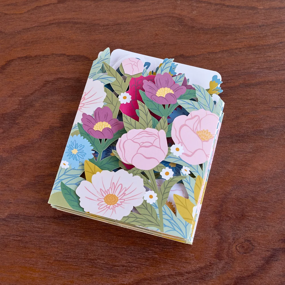 Lovepop Happy Mother's Day Floral Loooooong Card (Expands to 2 feet) - Image 2