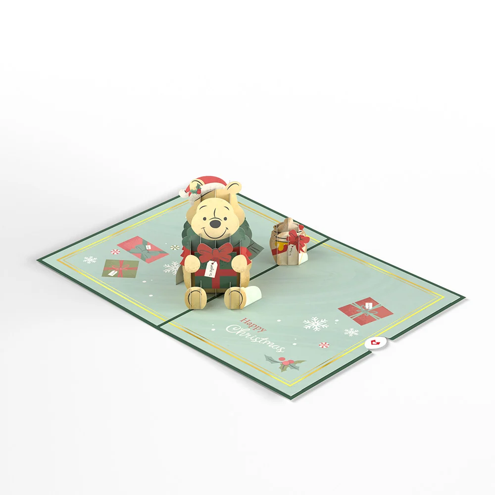 Lovepop Disney's Winnie the Pooh Merry & Bright Christmas Pop-Up Card - Image 6
