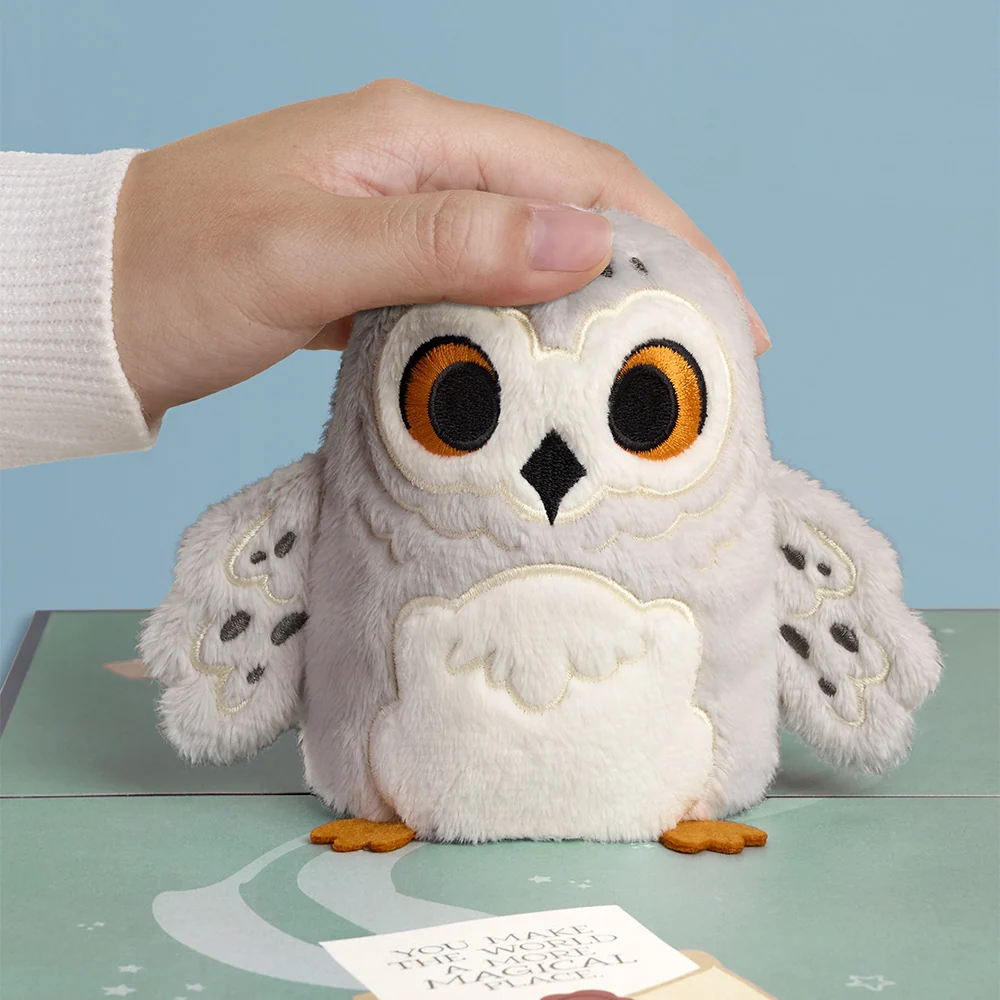 Lovepop Harry Potter Hedwig Plushpop Card & Flower Buds Bouquet Bundle - Image 3