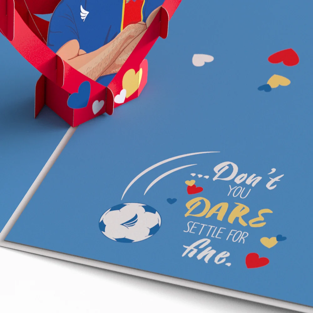 Lovepop Ted Lasso Don't You Dare Settle For Fine Pop-Up Card - Image 4